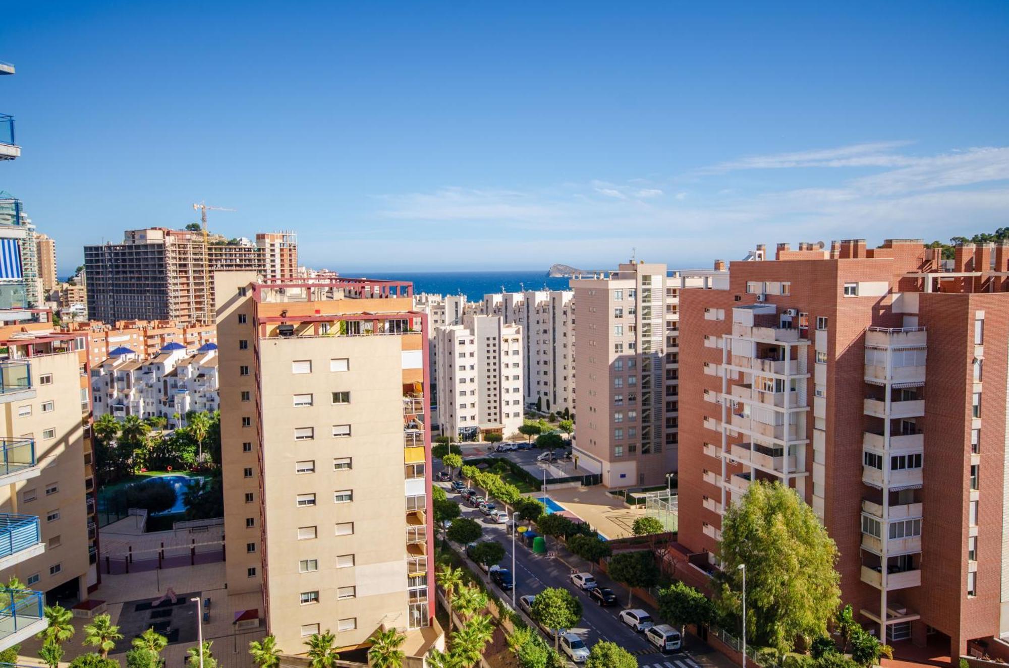 Cala Vent Mar Y Sol Poniente Beach Benidorm Eksteriør bilde